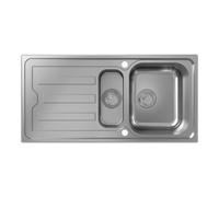 Hansgrohe hansgrohe Évier encastré S44 m égouttoir, sous-meuble 60 cm, 2 bacs, ES Quantité:1