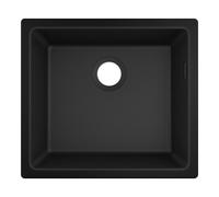 Hansgrohe hansgrohe Évier sous plan 450 S510-U450 448x398mm, 1 bac, sans trop-plein, noir graphite Quantité:1