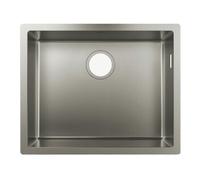 Hansgrohe hansgrohe Évier sous-plan 500 S719-U500 498x398mm, 1 robinet principal, sans trop-plein, acier inoxydable Quantité:1