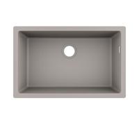 Hansgrohe hansgrohe Évier sous-plan 660 S510-U660 658x398mm, 1 bec principal, sans HL, gris béton Quantité:1