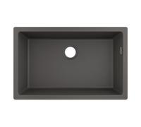 Hansgrohe hansgrohe Évier sous-plan 660 S510-U660 658x398mm, 1 bec principal, sans vidage, gris pierre Quantité:1