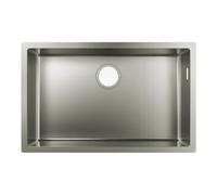 Hansgrohe hansgrohe Évier sous-plan 660 S719-U660 658x398mm, 1 bac principal, sans trop-plein, acier inoxydable Quantité:1