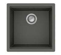 hansgrohe S53 Evier sous plan SilicaTec, 400x400mm, 43457290, Couleur: Gris pierre