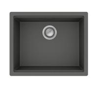 hansgrohe S53 Evier sous plan SilicaTec, 500x400mm, 43458290, Couleur: Gris pierre