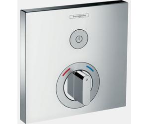 Hansgrohe - HANSGROHE Facade pour mitigeur mÃ©canique encastrÃ© ShowerSelect avec robinet d'arrÃªt chromÃ© - Rose