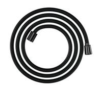 Hansgrohe Flexible de douche textile Designflex 28230340 – 2,00 m, anti-pliure, noir chromé brossé