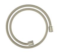 Hansgrohe hansgrohe Flexible de douche textile 1250 mm, raccord 1x conique, 1x cylindre, brossé inox Quantité:1