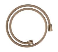 Hansgrohe hansgrohe Flexible de douche textile 1250 mm, raccords mâle des deux côtés, brossé or rouge Quantité:1