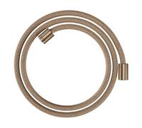 Hansgrohe hansgrohe Flexible de douche textile 1600 mm, raccords cylindriques mutuels, brossé rouge doré Quantité:1