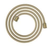 Hansgrohe hansgrohe Flexible de douche textile 2000, 1x mâle conique, 1x cylindre, laiton brossé Quantité:1
