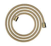 Hansgrohe hansgrohe Flexible de douche textile 2000, 1x mâle conique, 1x cylindre, poli or Quantité:1
