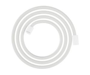 Hansgrohe hansgrohe Flexible de douche textile 2000, raccord mut. cylindre double, blanc mat Quantité:1