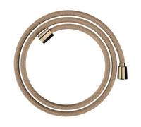 Hansgrohe hansgrohe Flexible douche textile 1600 mm, Mâle 1x conique, 1x cylindre, poli or Quantité:1