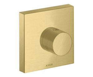 Hansgrohe hansgrohe FMS Axor Starck Trio/Quat. Robinet encastré à bouton-poussoir/déviateur, laiton brossé Quantité:1