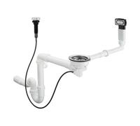 hansgrohe vidage et trop-plein match0 43937000 chromé , automatique, pour chromé simple