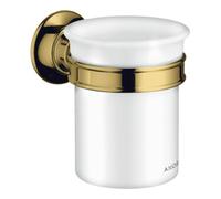 Hansgrohe hansgrohe Gobelet à dents Axor Montreux Verre, Ha. Métal, mural, poli or optique Quantité:1