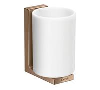 Hansgrohe Coupe-dent Axor 42604300, verre, montage mural, or rouge poli