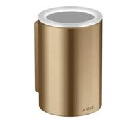 Hansgrohe hansgrohe Gobelet à dents Axor Universal Circular d= 76x114mm, fixation murale, bronze brossé Quantité:1