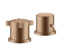 Hansgrohe hansgrohe Kit complet Axor Citterio E 2 trous mitigeur bord, thermostat, brossé Quantité:1