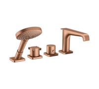 Hansgrohe hansgrohe Kit complet Axor Citterio E 4-L-BW-Rand-Arm., avec thermostat, brossé or rouge Quantité:1