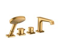 Hansgrohe hansgrohe Kit complet Axor Citterio E 4-L-BW-Rand-Arm, c mitigeur, optique or brossé Quantité:1