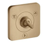 Hansgrohe hansgrohe Kit complet Axor Citterio E UP-Ab- + Um-V 120x120mm, bronze brossé Quantité:1