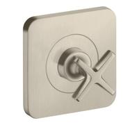 hansgrohe AXOR Citterio E robinet d'arrêt encastré 12 x 12, 36771820, Couleur: Nickel brossé