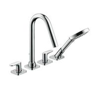 Hansgrohe hansgrohe Kit complet Axor Citterio M 4 trous, bec 190 mm, rosace, chromé Quantité:1
