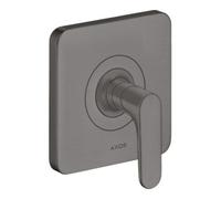 hansgrohe AXOR Citterio M robinet d'arrêt encastré DN15 / DN20, 34960340, Couleur: Chrome noir brossé
