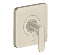 Hansgrohe hansgrohe Kit complet Axor Citterio M Vanne d'arrêt encastrée, levier, nickel brossé Quantité:1