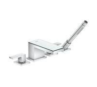 Hansgrohe hansgrohe Kit complet Axor MyEdition mitigeur 4 trous à poser, chrome/verre miroir Quantité:1