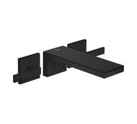 Hansgrohe hansgrohe Kit complet Axor MyEdition Robinet lavabo 3 trous, noir mat/verre noir brillant Quantité:1