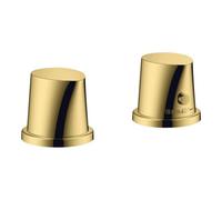 hansgrohe AXOR Starck Starck Organic, robinetterie de baignoire 2 trous avec thermostat, 12422990, Couleur: Optique en or poli