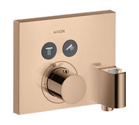 Hansgrohe hansgrohe Kit complet ShowerSelect Square UP-THM, 2 voies, chrome, avec WA + support, pour robinet mural Quantité:1