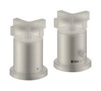Hansgrohe hansgrohe Kit de montage Axor Citterio 2-L-W-Ran-Arm, avec TH, KrG, aspect acier inoxydable Quantité:1