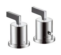 Hansgrohe hansgrohe Kit de montage Axor Citterio 2-L-W-Ran-Arm, avec thermostat, levier, chromé Quantité:1