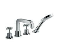 hansgrohe AXOR Citterio 4 trous pour bordure de carrelage avec poignées transversales, 39453000, Couleur: chrome