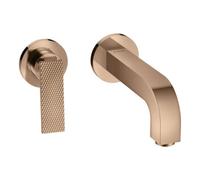 Hansgrohe hansgrohe Kit de montage Axor Citterio Mitigeur lavabo encastré, A 220mm, HG, Rs, poli r or Quantité:1