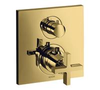 Hansgrohe hansgrohe Kit de montage Axor Citterio UP-THM, avec robinet d'arrêt, croix, opt. or poli Quantité:1