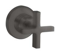 Hansgrohe hansgrohe Kit de montage Axor Citterio vanne d'arrêt encastrée, avec croix, bleu brossé Quantité:1