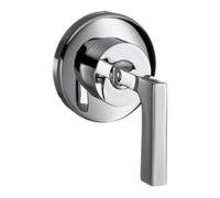 Hansgrohe hansgrohe Kit de montage Axor Citterio vanne d'arrêt encastrée, avec levier, chrome Quantité:1