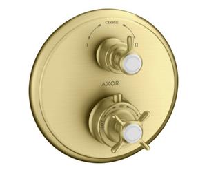 Hansgrohe hansgrohe Kit de montage Axor Montreux encastré, avec dérivation + commutateur, croix, brossé Quantité:1