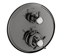 Hansgrohe hansgrohe Kit de montage Axor Montreux encastré, avec robinetterie, croix, bleu poli Quantité:1