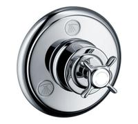 Hansgrohe hansgrohe Kit de montage Axor Montreux encastré + inverseur, avec croix, chrome poli Quantité:1