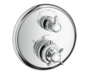 Hansgrohe hansgrohe Kit de montage Axor Montreux UP-THM, avec robinet déviateur + inverseur, croix, chrome Quantité:1