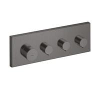 Hansgrohe hansgrohe Kit de montage Axor Starck Thermostat encastré, angle, 3 sorties, bleu brossé Quantité:1