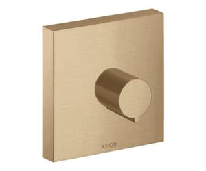 Hansgrohe hansgrohe Kit de montage Axor Starck vanne d'arrêt encastrée, carré, bronze brossé Quantité:1