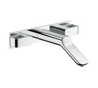 hansgrohe AXOR Urquiola Mélangeur lavabo encastré 3 trous avec bec long, 11043990, Couleur: Optique en or poli
