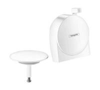 hansgrohe Exafill S jeu de garnitures 58117700 remplisseur de bain, avec jet d'inondation, blanc mat