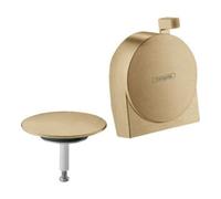 hansgrohe Exafill S set complet bec de baignoire, drain et trop-plein, 58117140, Couleur: bronze brossé